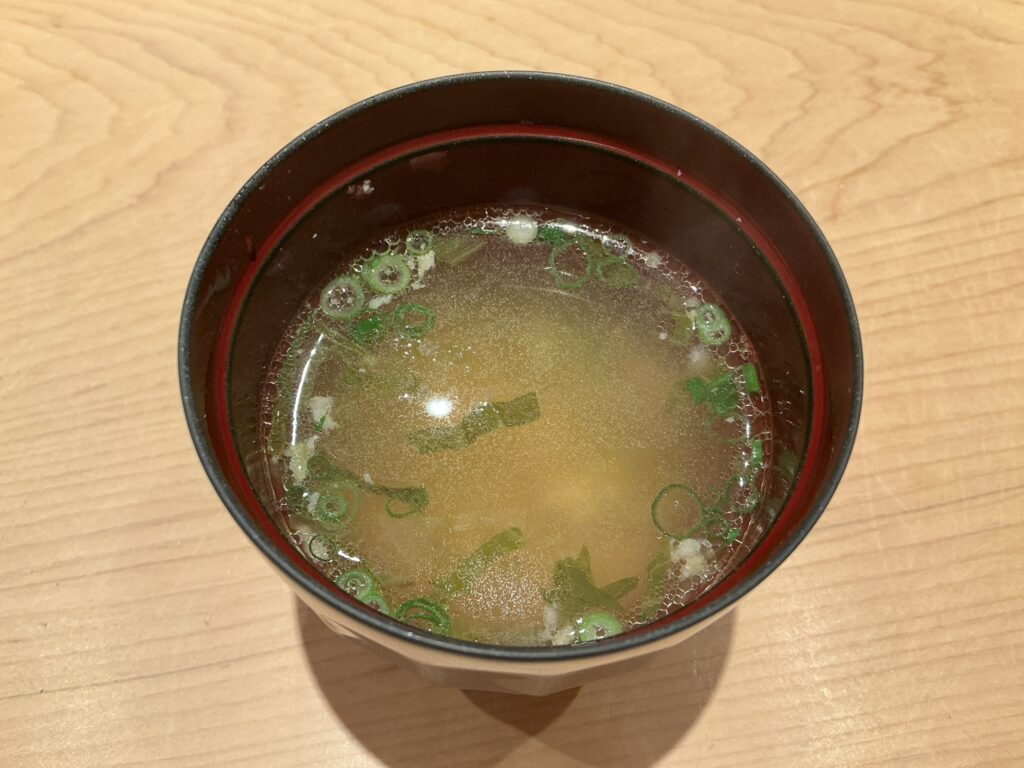 寿司清のクエのお椀