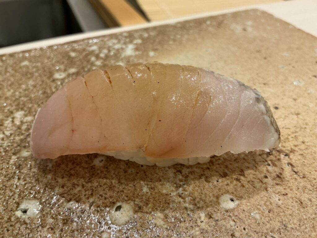 鮨もりなりのサワラ