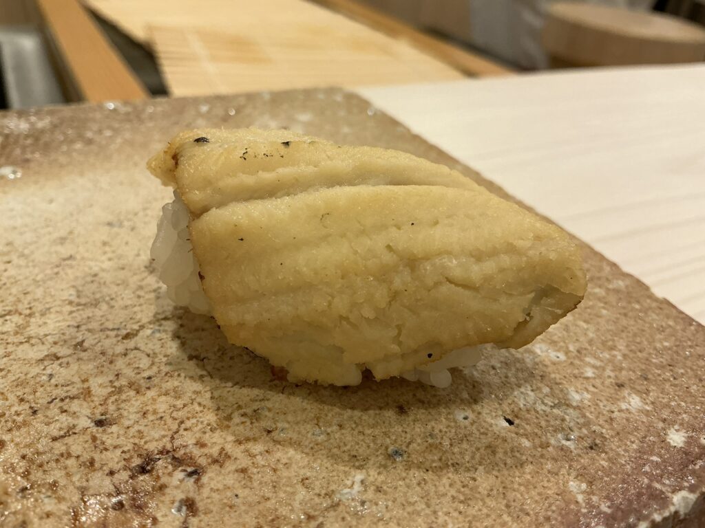 鮨もりなりのアナゴ