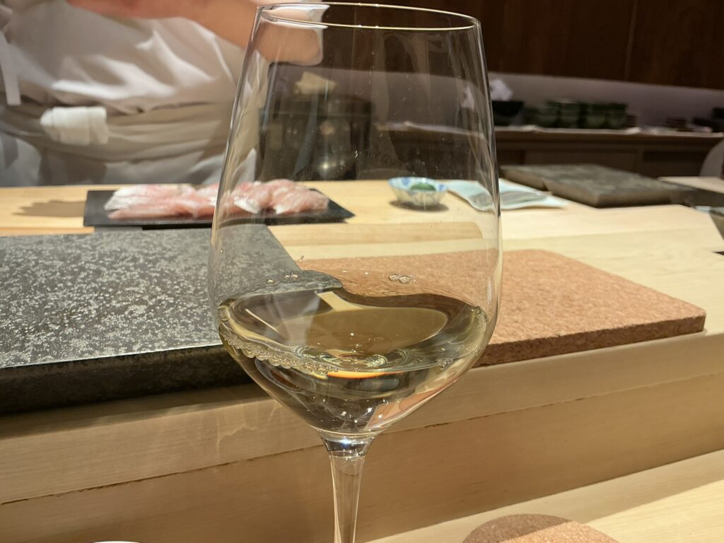 鮨結う紬の白ワイン