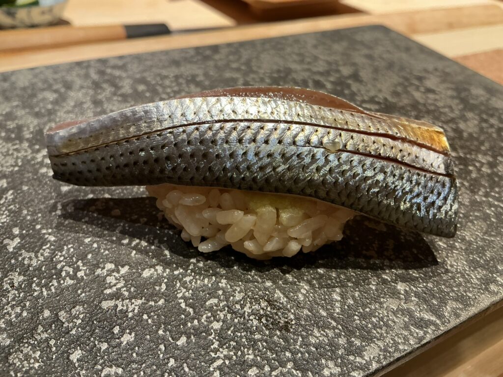 鮨結う紬のコハダ