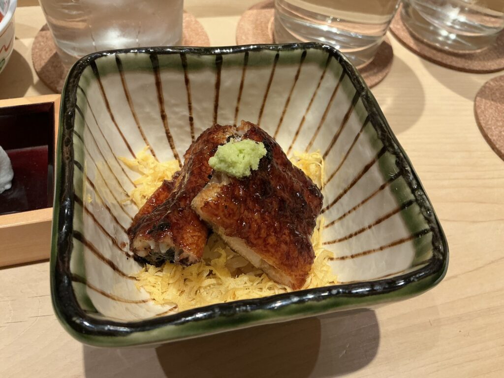 鮨結う紬のウナギ