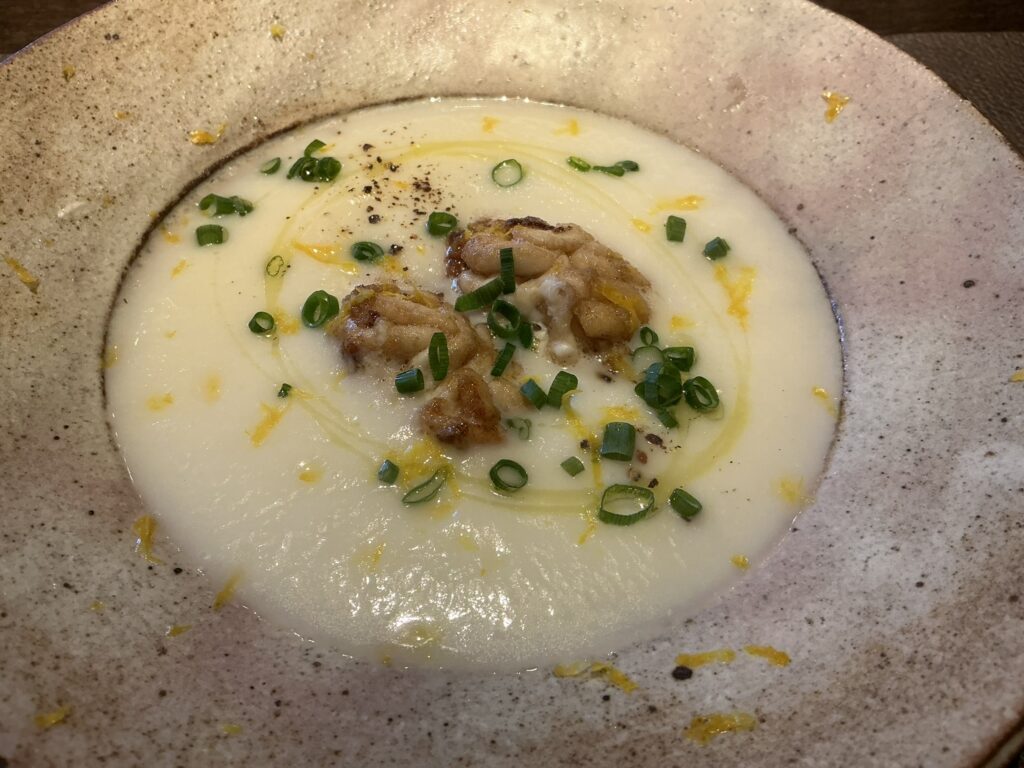 ルナ・エ・ガットの旬のお野菜のスープ