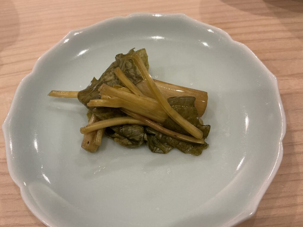 鮨桂太のワサビ菜