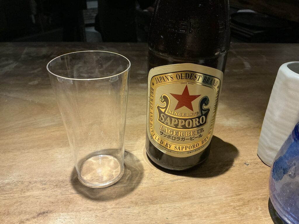 翔りの赤星ビール