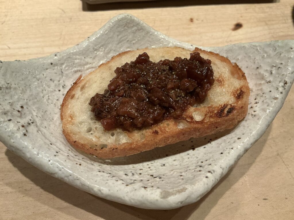 鳥しきの鶏の煮込み