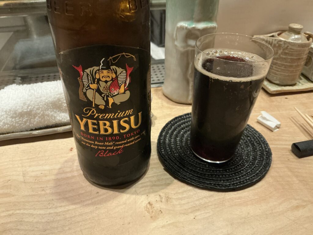 鳥しきのビール