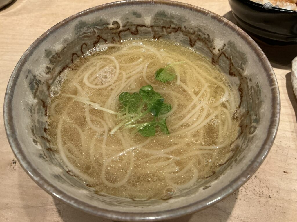 鳥しきの白湯スープ