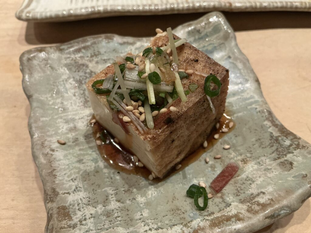 鳥しきの厚揚げ