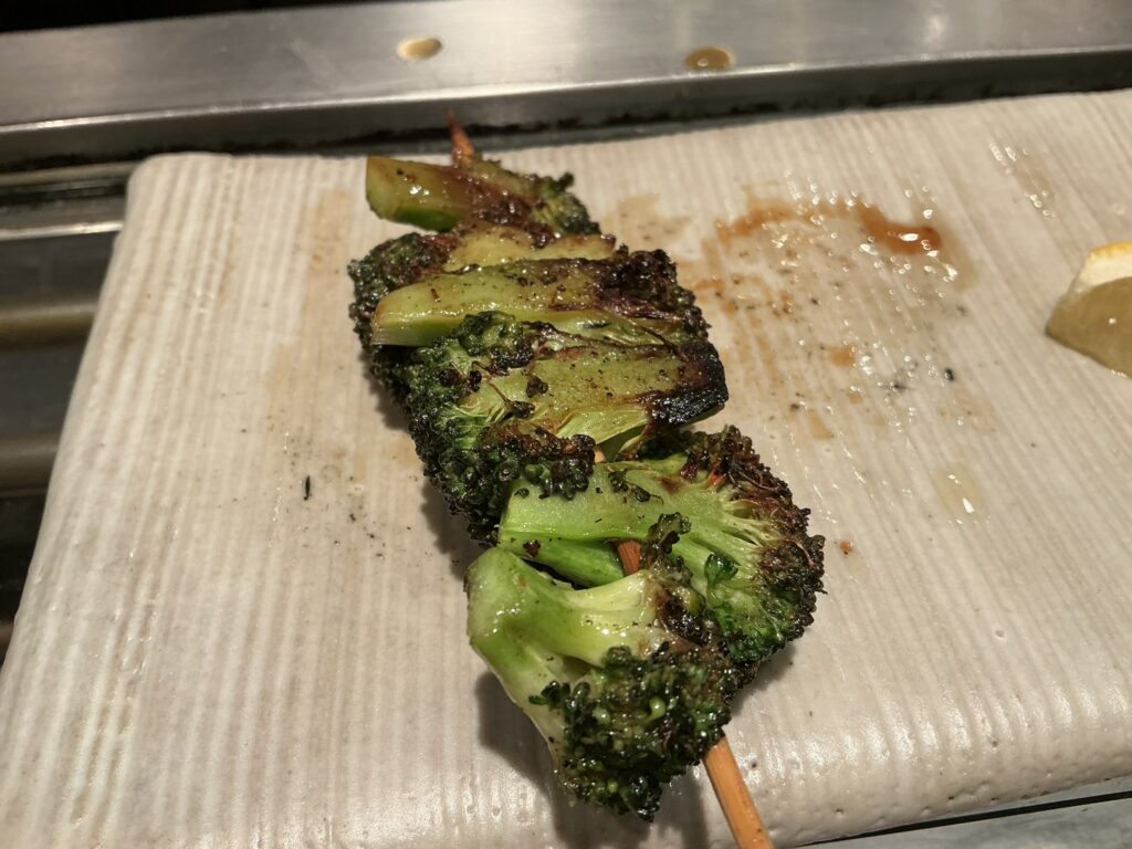 鳥しきのブロッコリー