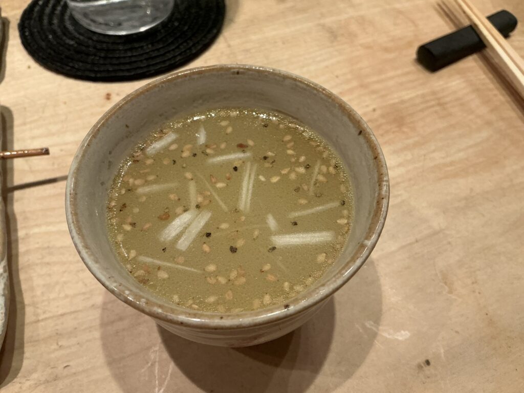 鳥しきの鶏スープ