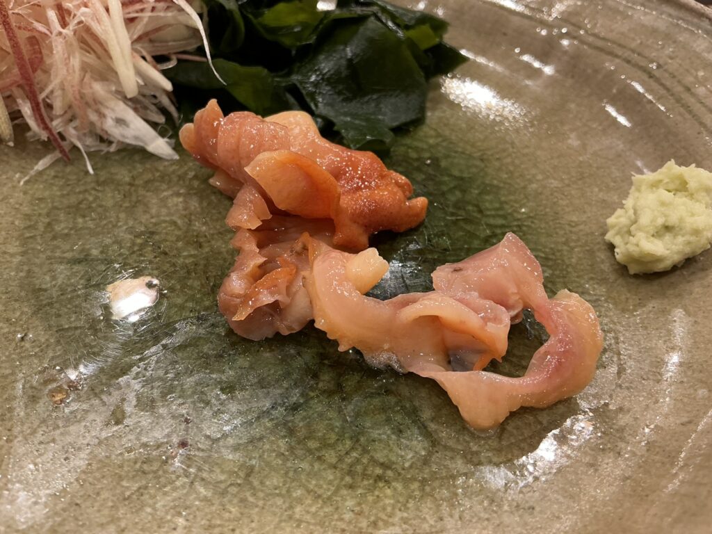 なか條のアカガイ