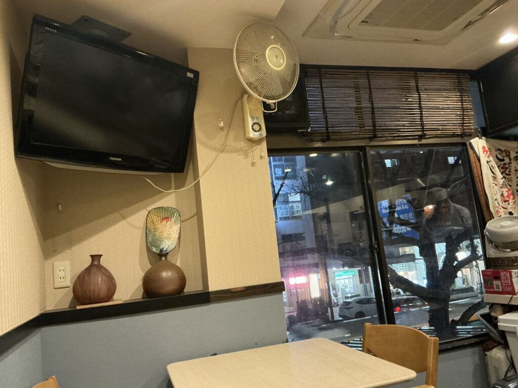 ふく庵の店内