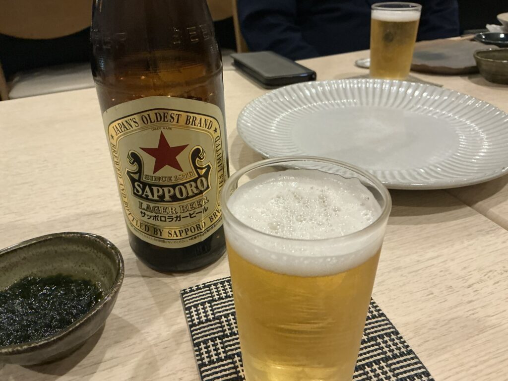 ふく庵のビール