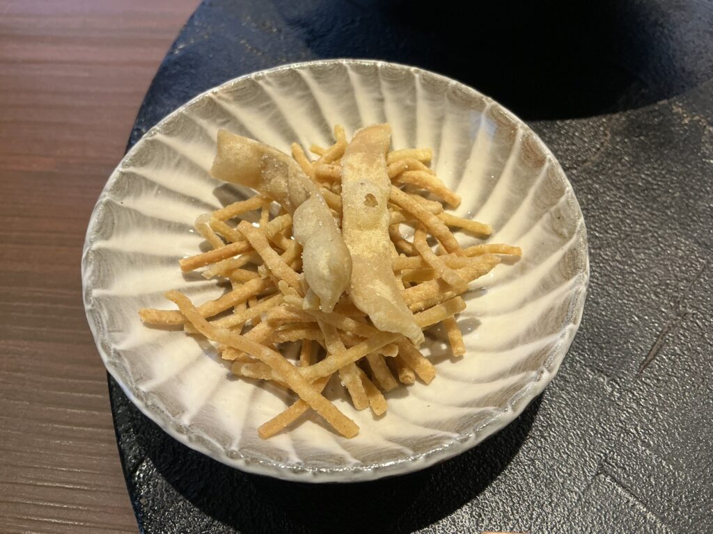 天々蕎々うめ庵のお通し