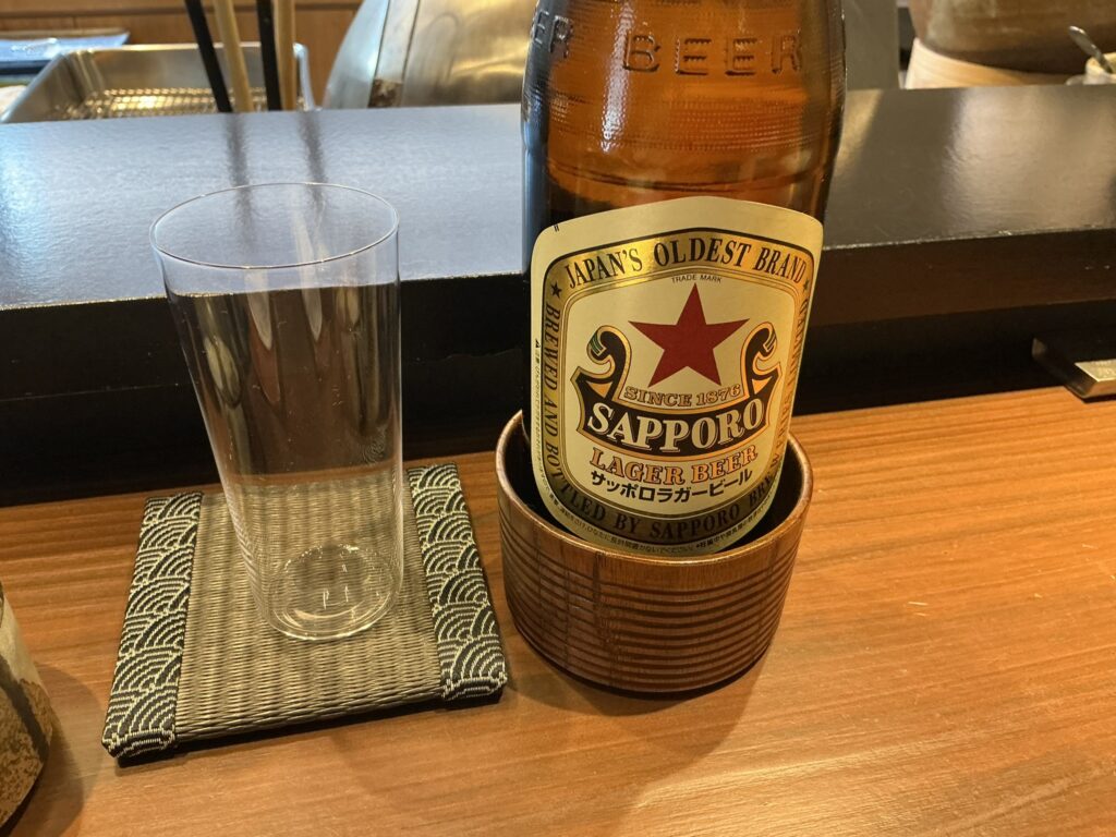 天々蕎々うめ庵のビール