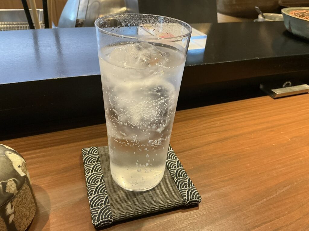 天々蕎々うめ庵の蕎麦焼酎