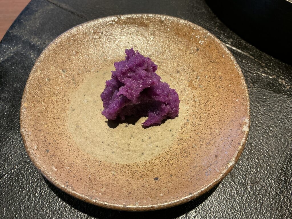 天々蕎々うめ庵の辛味大根