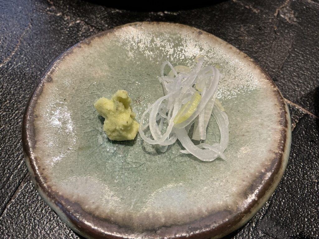 天々蕎々うめ庵の薬味