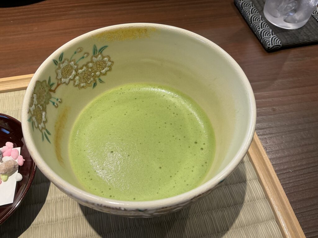天々蕎々うめ庵の抹茶