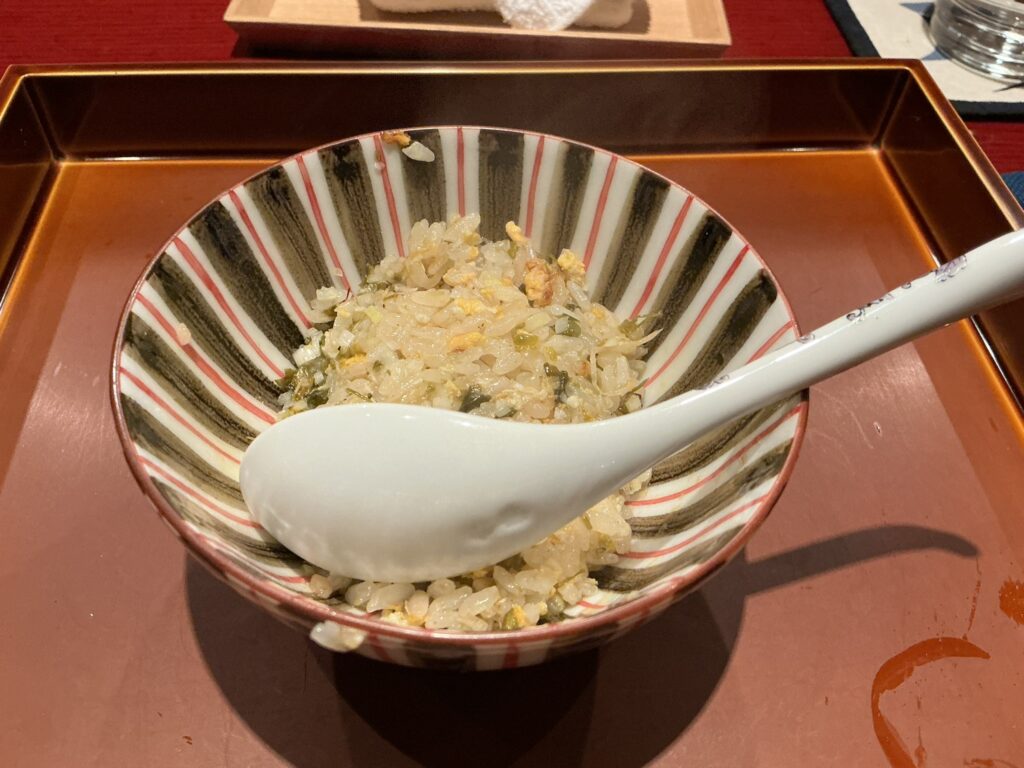 礼讃のチャーハン