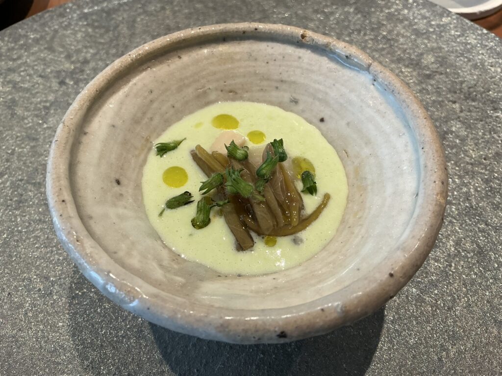 白土の枝豆/雲丹