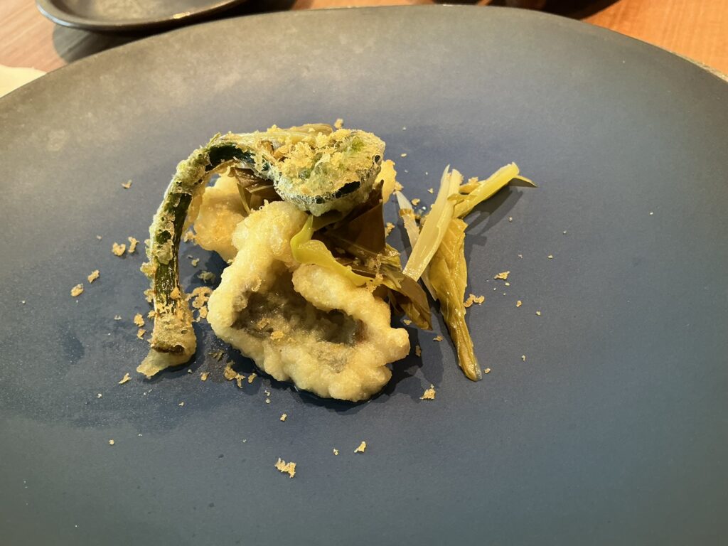 白土の鱧/擬宝珠/屈み