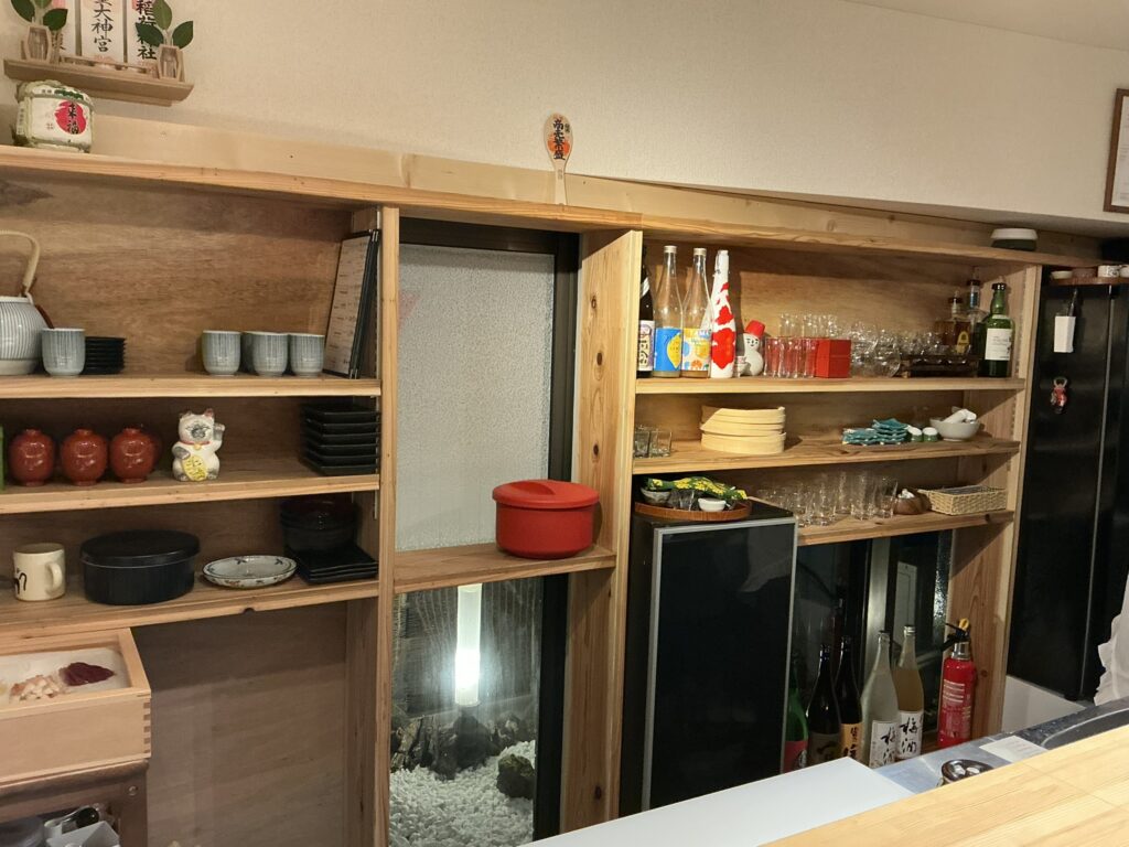 寿司こまちの店内