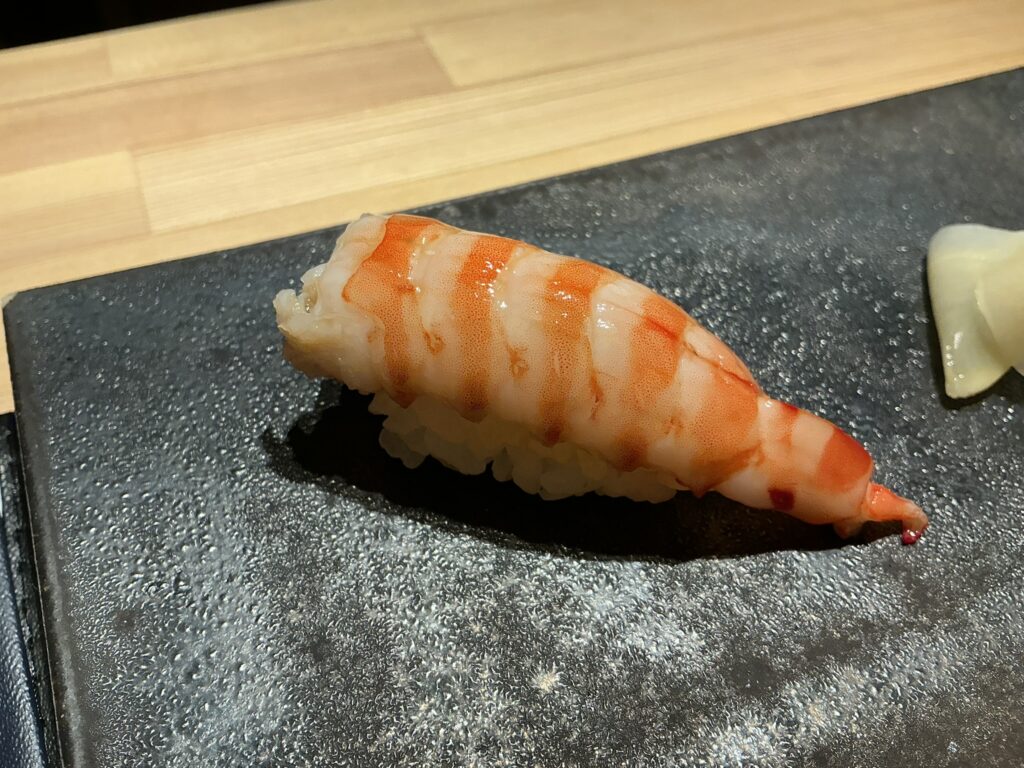 寿司こまちのクルマエビ