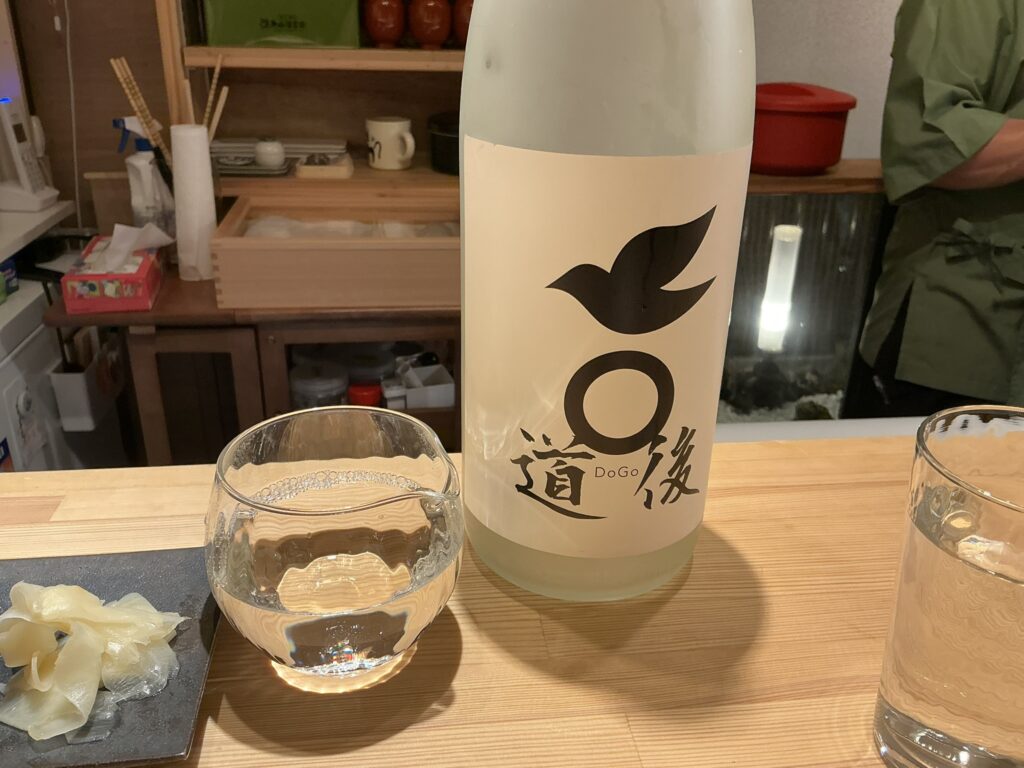 寿司こまちの日本酒