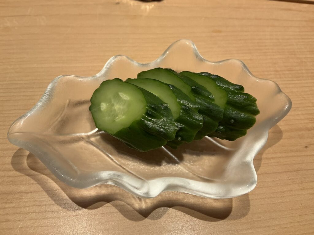 寿司清の糠漬け