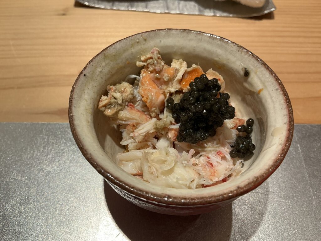 寿司栄のケガニ