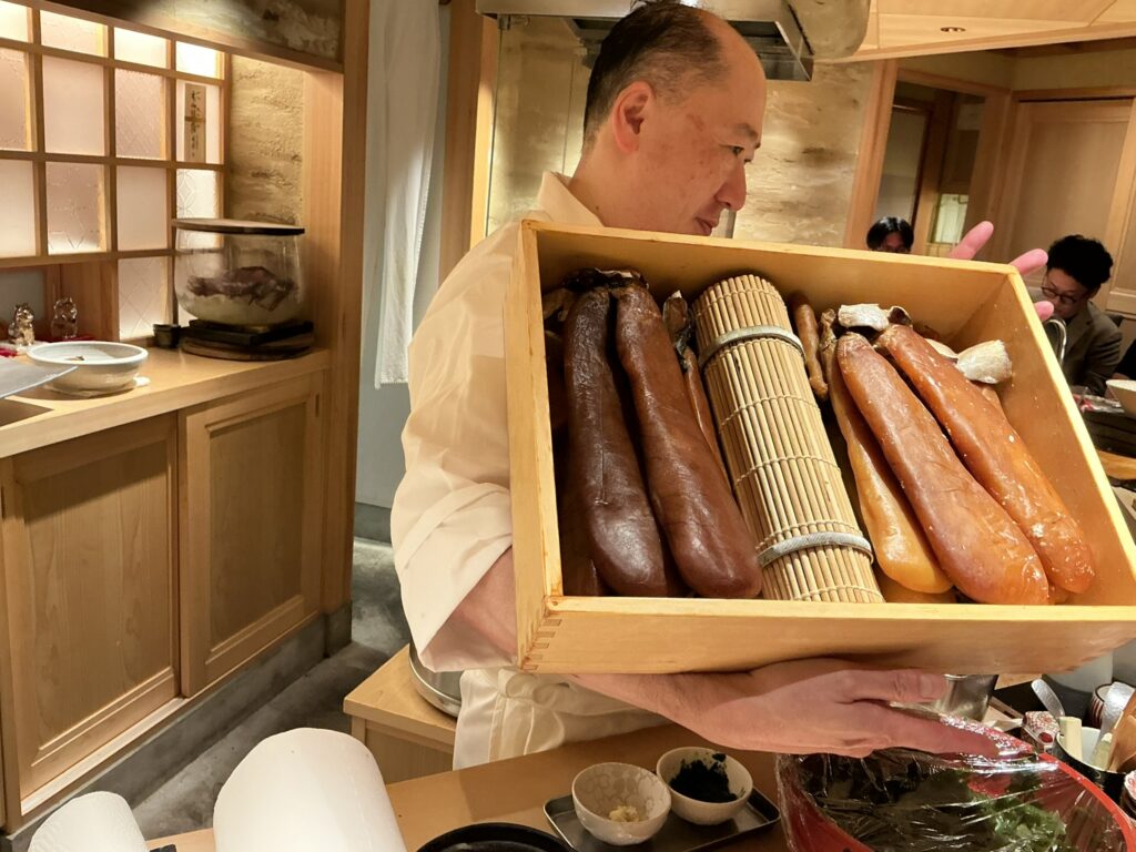 寿司栄のカラスミ