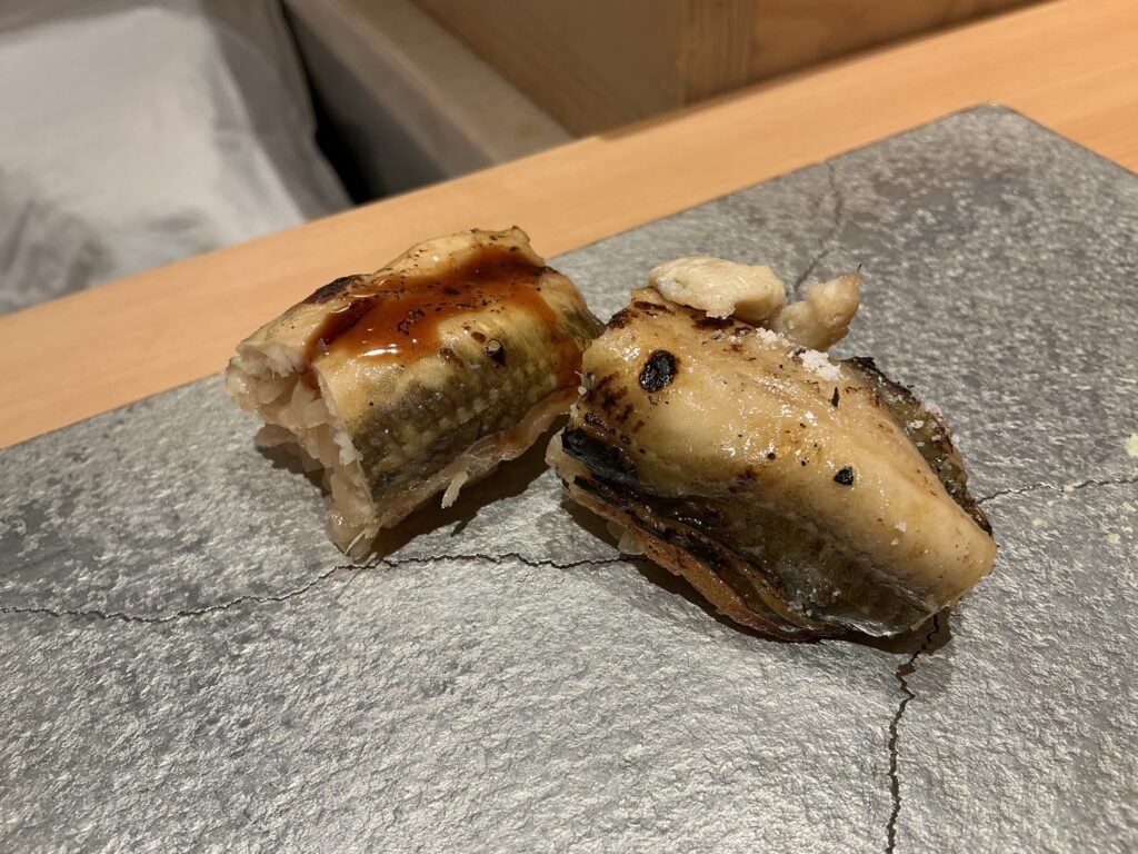 寿司栄のアナゴ