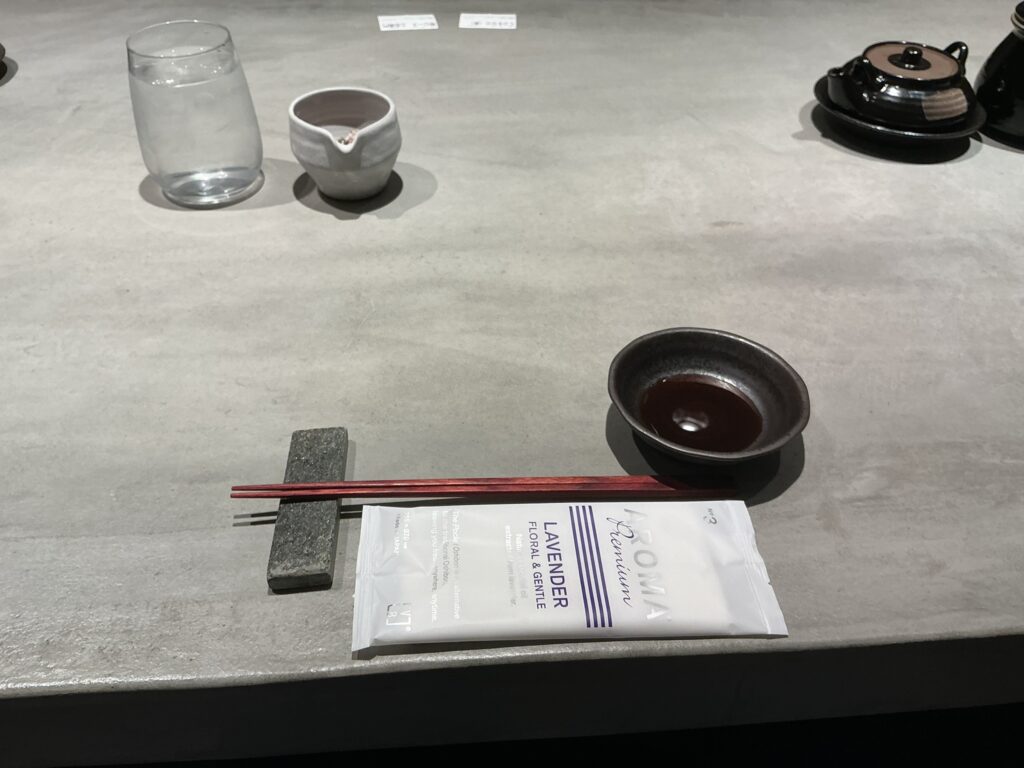 東京とんかつがぶうのカウンターセット