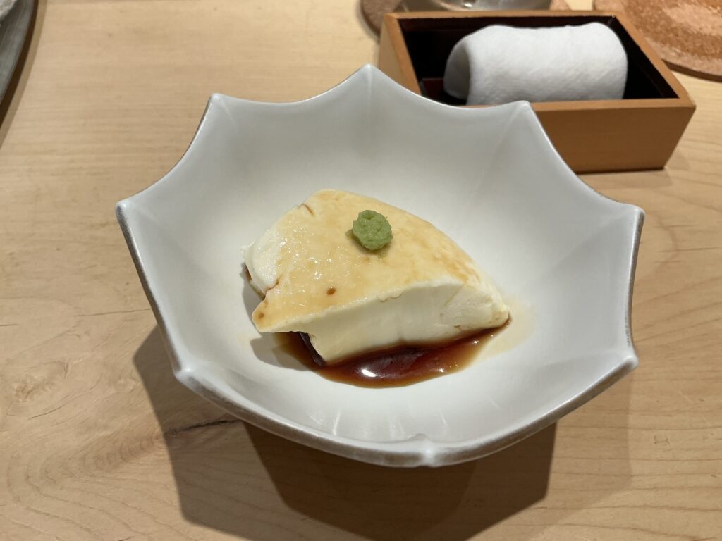 鮨結う紬の峯岡豆腐