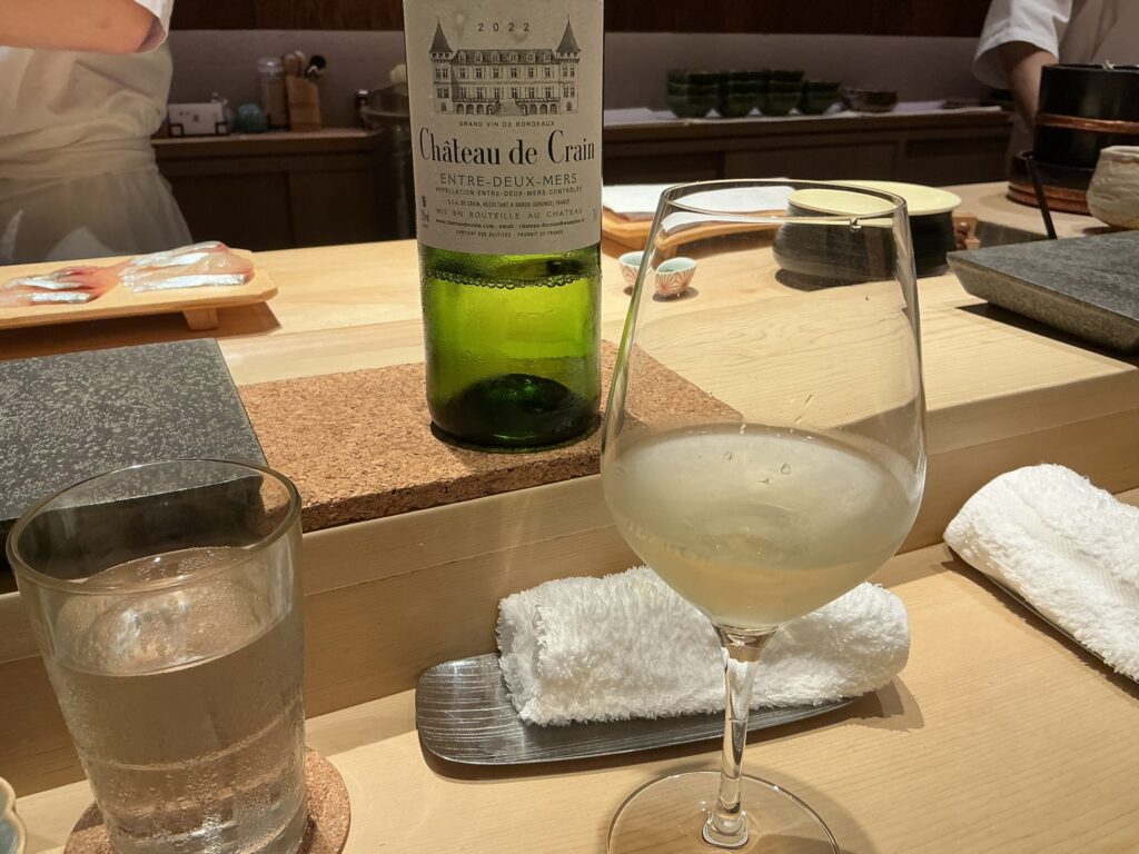 鮨結う紬の白ワイン