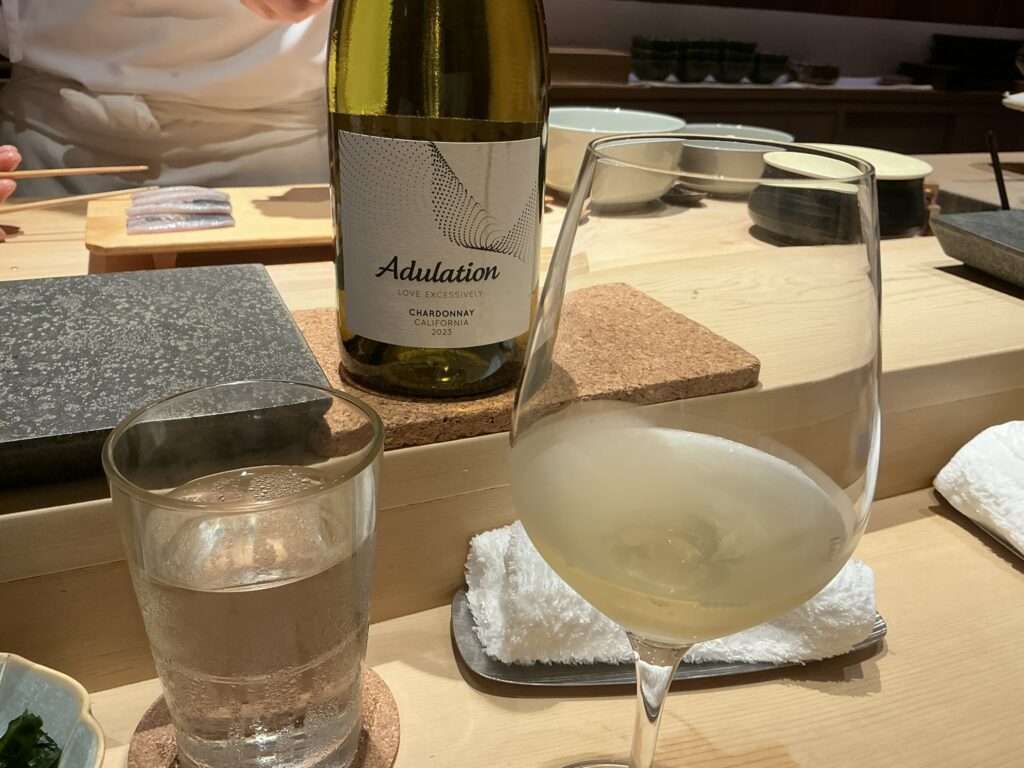鮨結う紬の白ワイン
