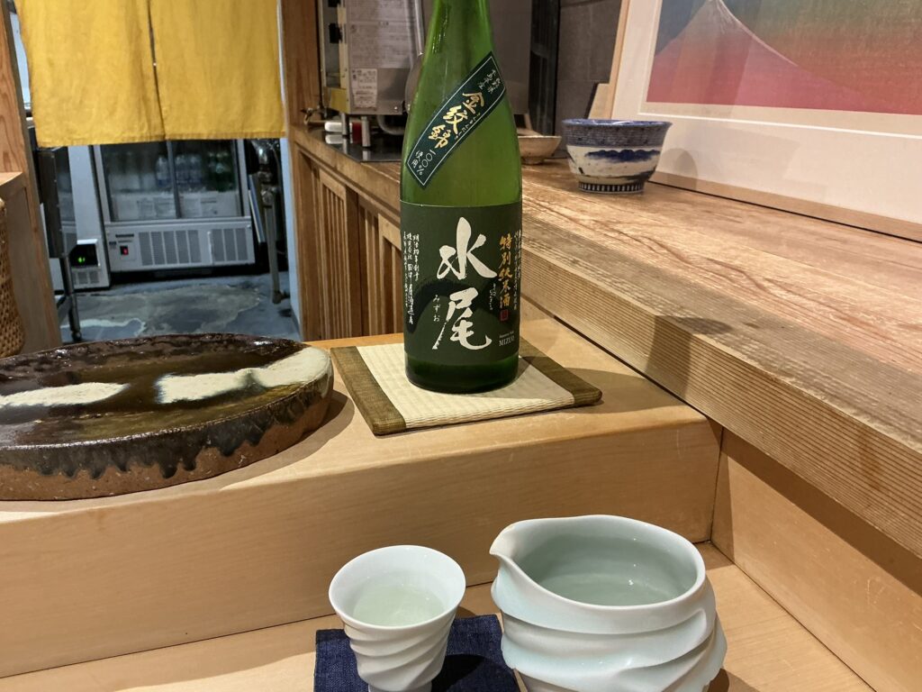 鮨美幸の日本酒