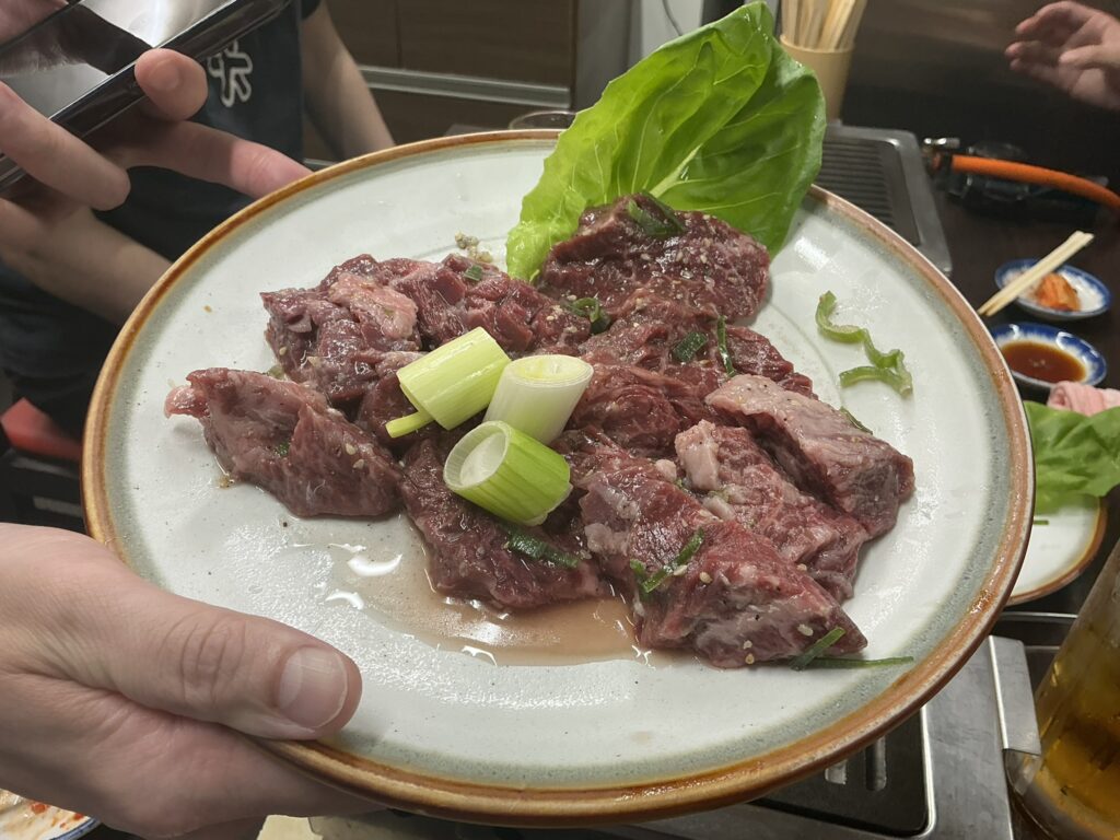 スタミナ苑の上ハラミ