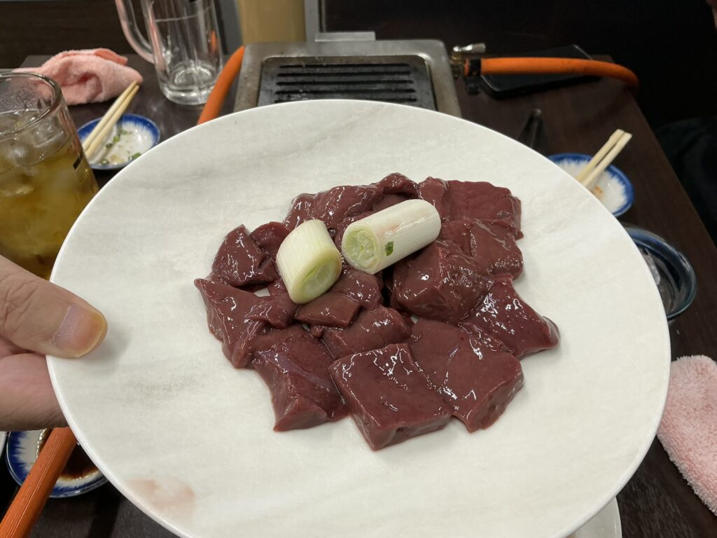 スタミナ苑のレバー