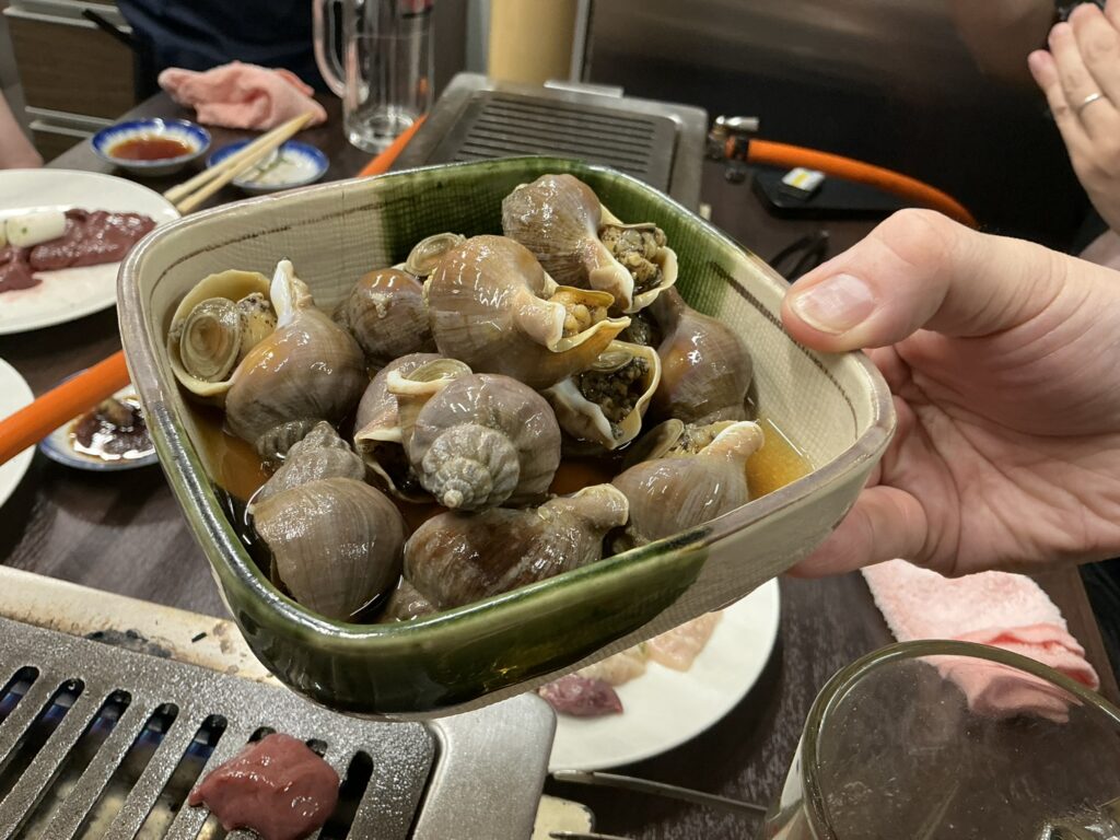 スタミナ苑のつぶ貝