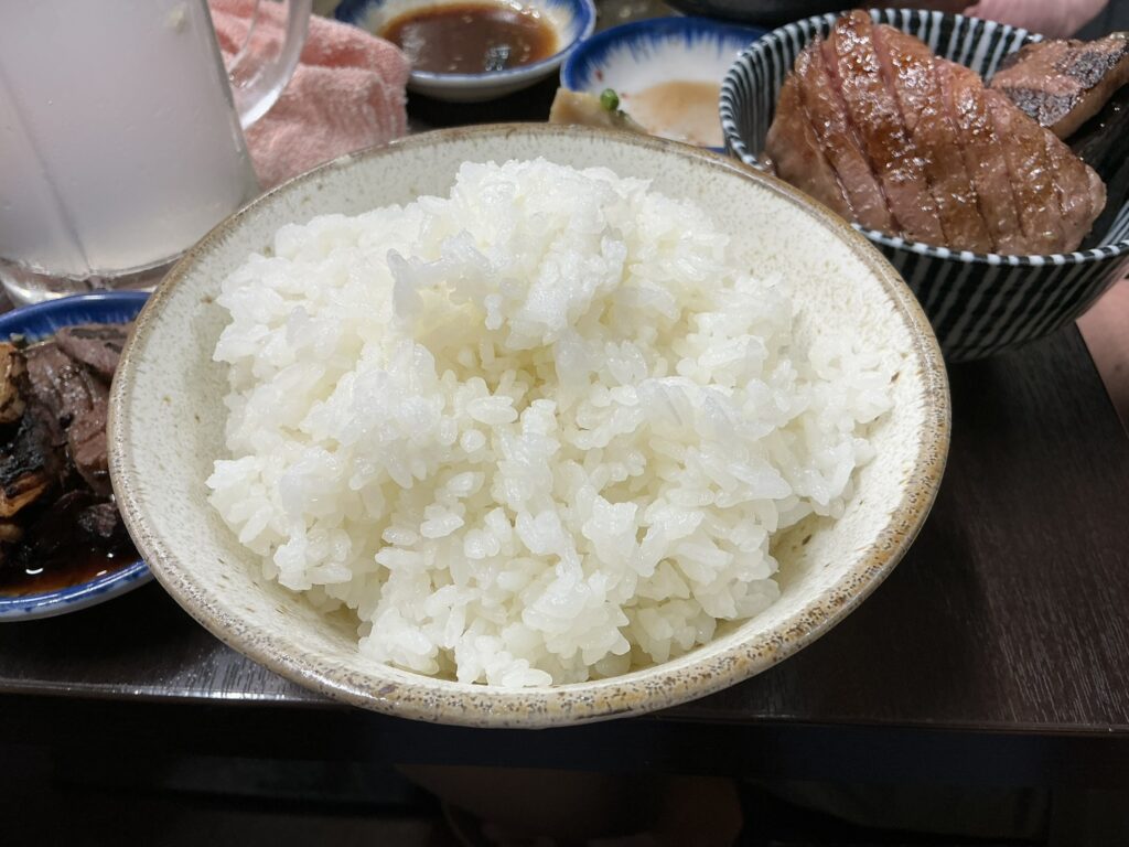 スタミナ苑のライス