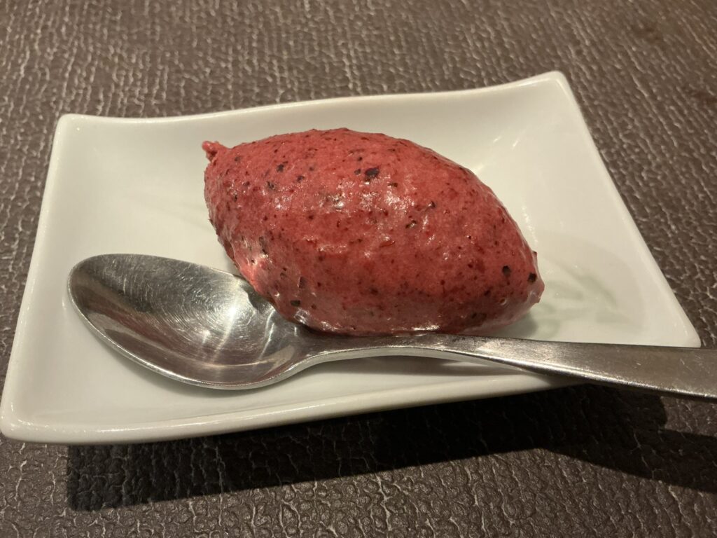 ルナ・エ・ガットのお口直しのジェラート