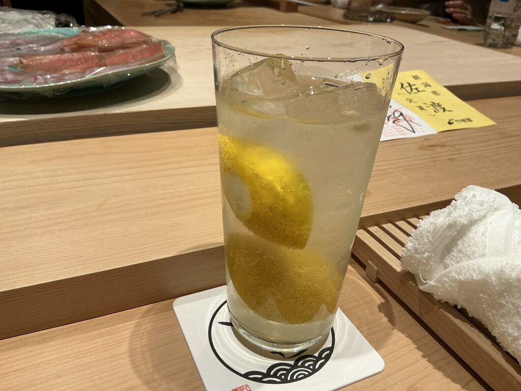 寿司清のサワー