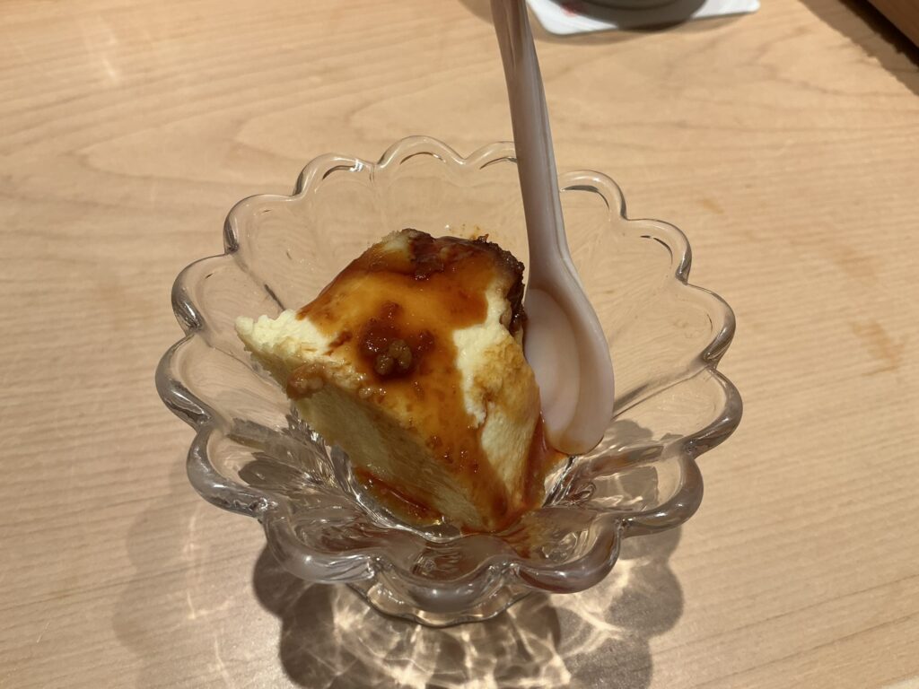 寿司清のプリン