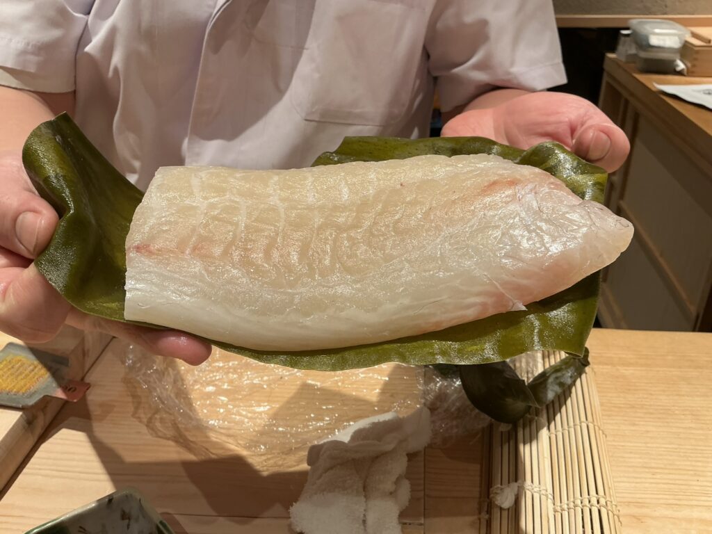 寿司清のマダイ