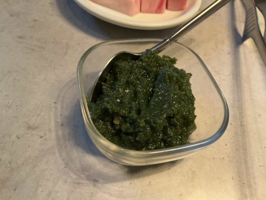 うしの絵の唐辛子ペースト