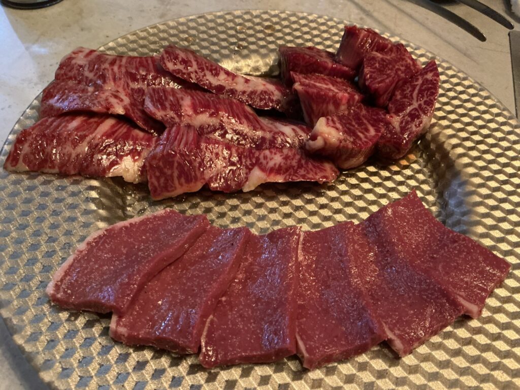 うしの絵のハツ・ハラミ・サガリ