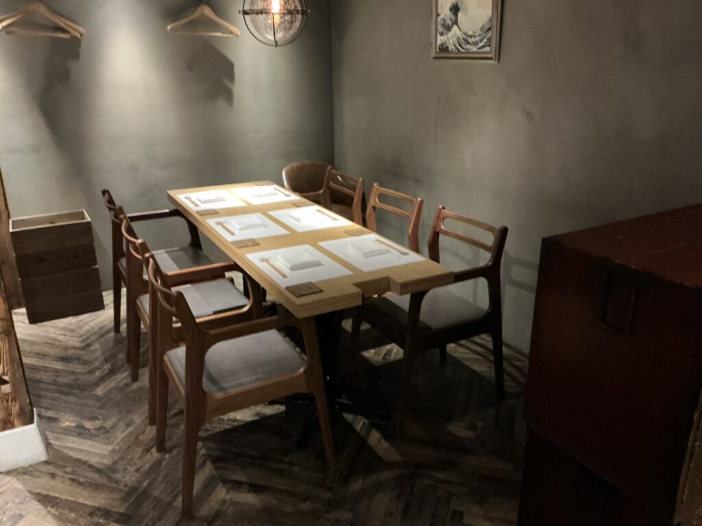 なみの上の店内